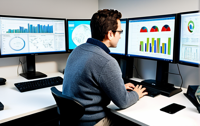 파이썬 데이터과학 활용법 - Business Professional**

"A professional businesswoman in a modest navy blue pantsuit, standing conf...