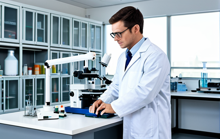 파이썬 데이터과학 활용법 - Data Analyst at Work**

"A data analyst in a modest sweater and slacks, working at a computer in a c...